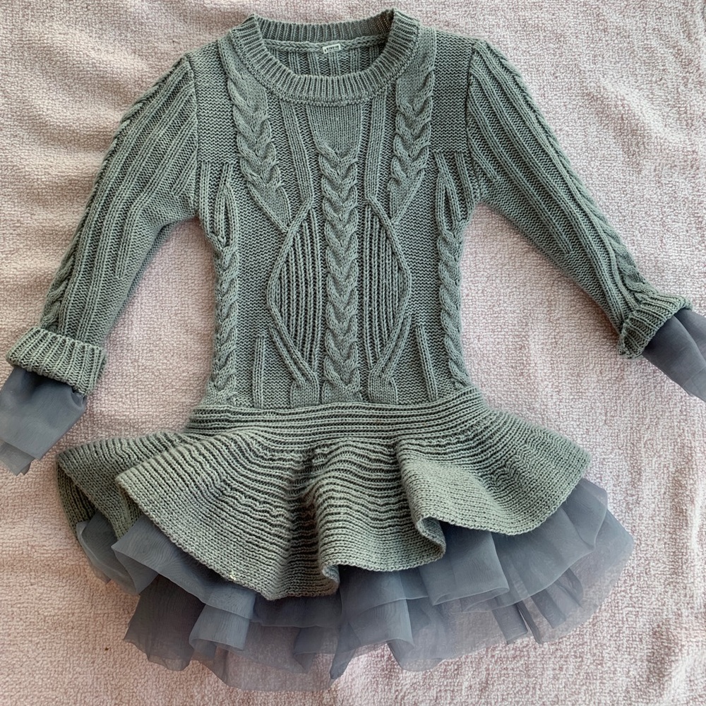 Girls sweater dress